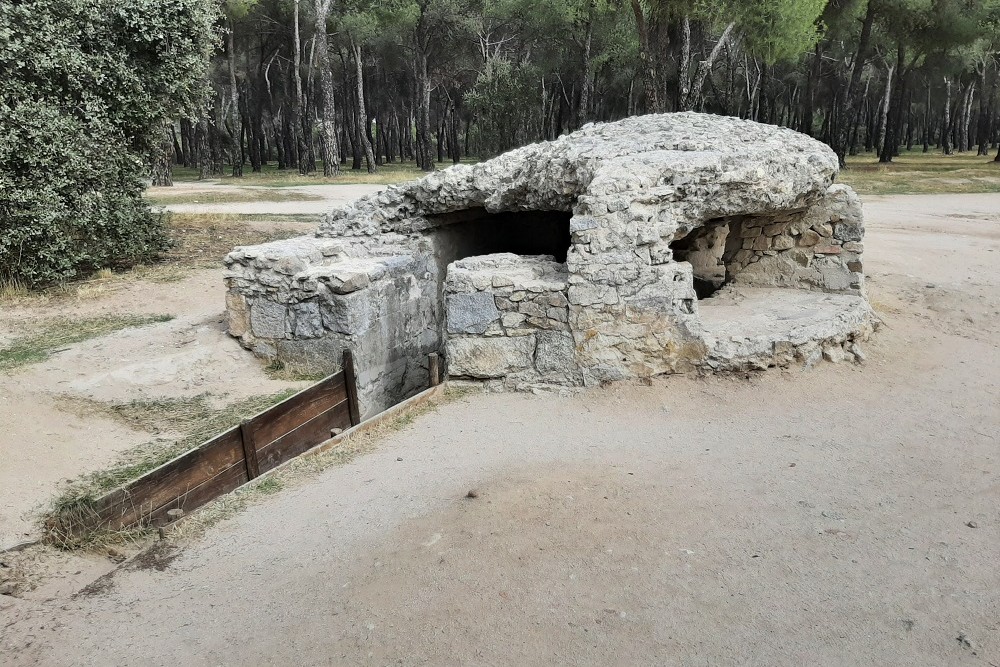 Remains Bunker Spanish Civil War Dehesa de Navalcarbn #1