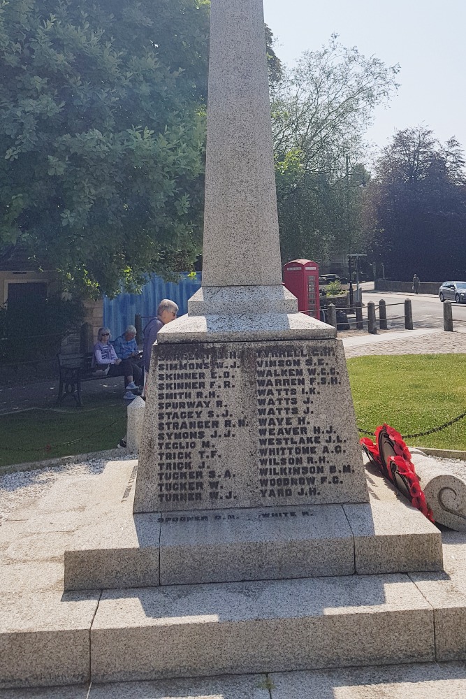 Oorlogsmonument Tavistock #3