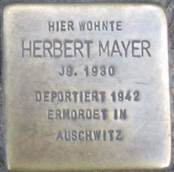 Stolpersteine Ludwigstraße 10A #3