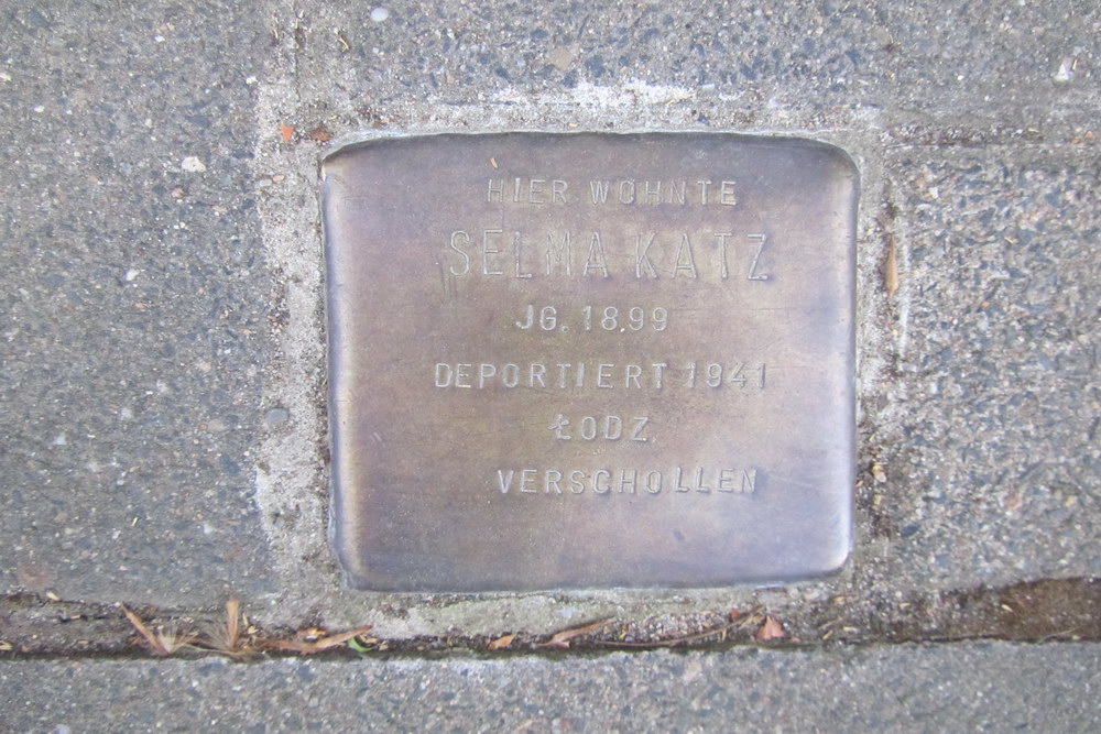 Stolperstein Uhlandstrae 74 #1