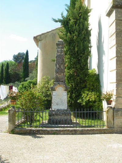 War Memorial Joucas #1