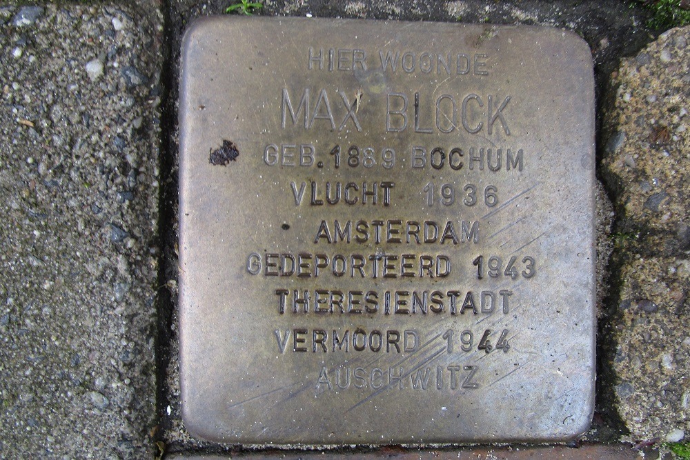 Stolperstein Brahmsstraat 11