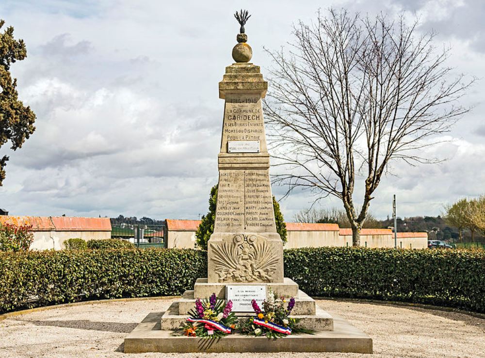 Oorlogsmonument Garidech