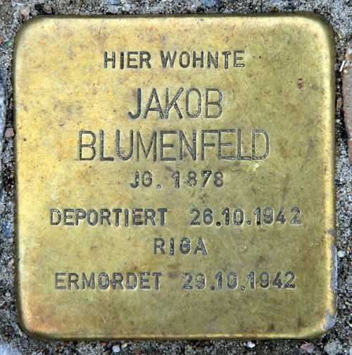 Stolpersteine Gutenbergstrae 4