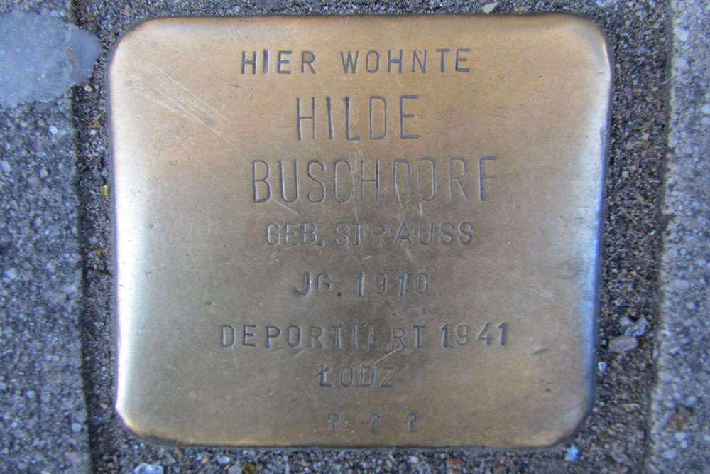 Stolperstein Severinstrae 89