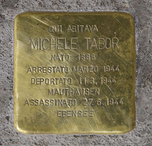 Stolperstein Via Renato Martorelli 100 #1