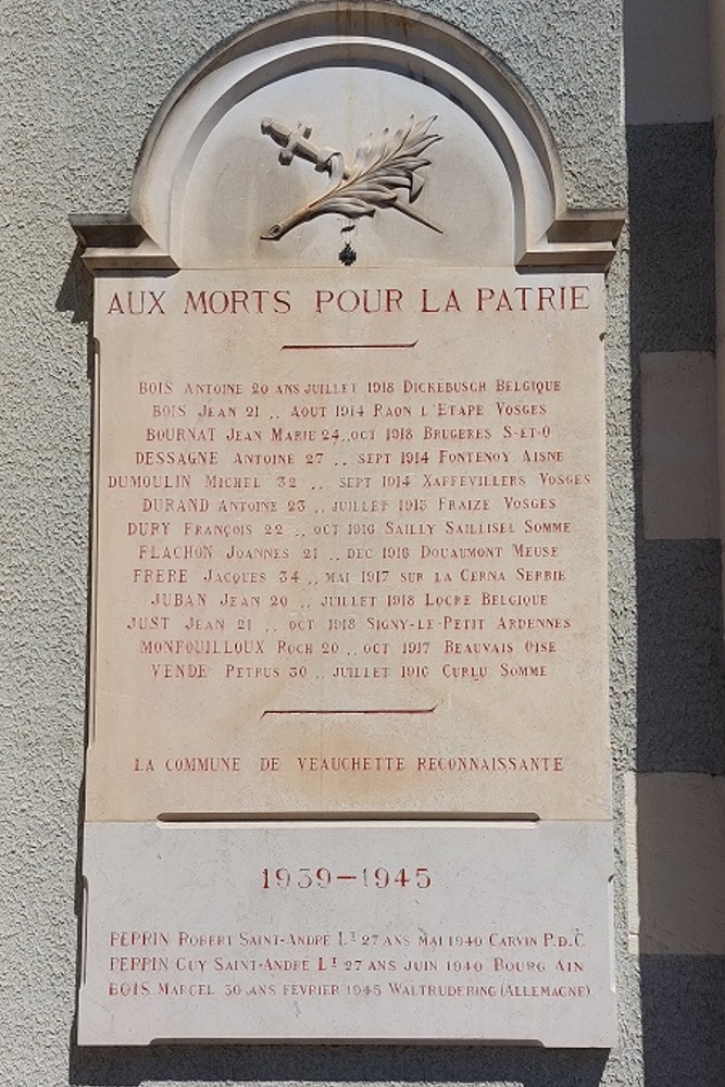 Oorlogsmonument Saint-Abdon et Saint-Sennon #2