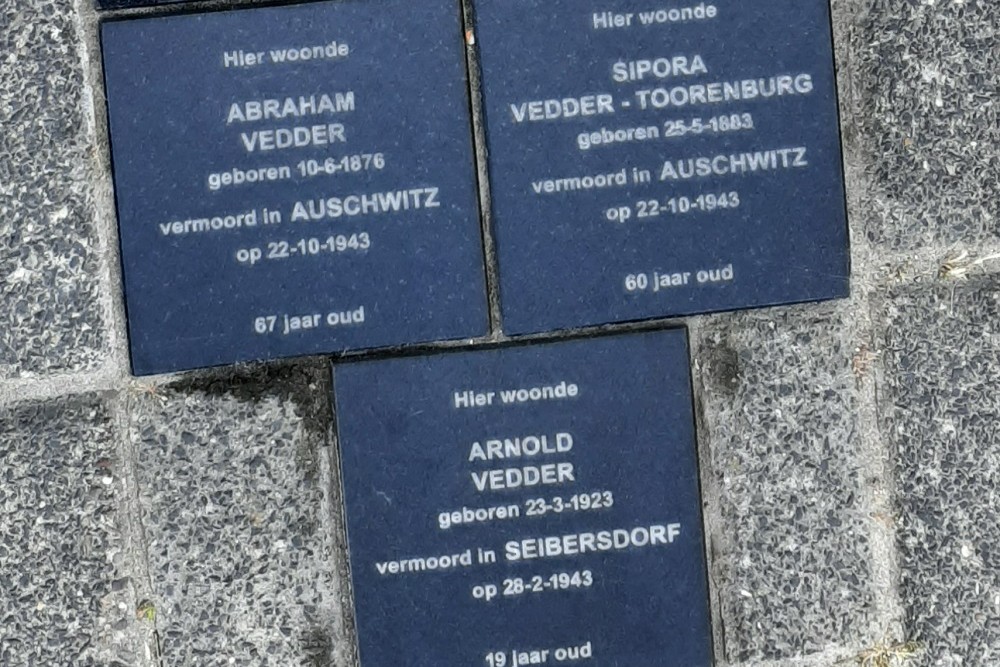 Memorial Stones Doctor Johannus G. Mezgerstraat 32 #2