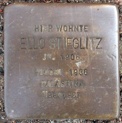 Stolpersteine Sachsenstraße 15 #5