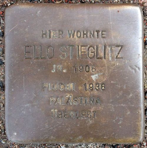 Stolpersteine Sachsenstrae 15 #5