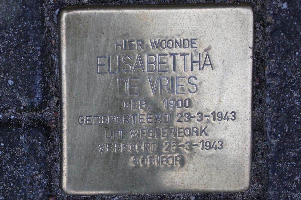 Stolpersteine Burgemeester Boreelstraat 6 #3