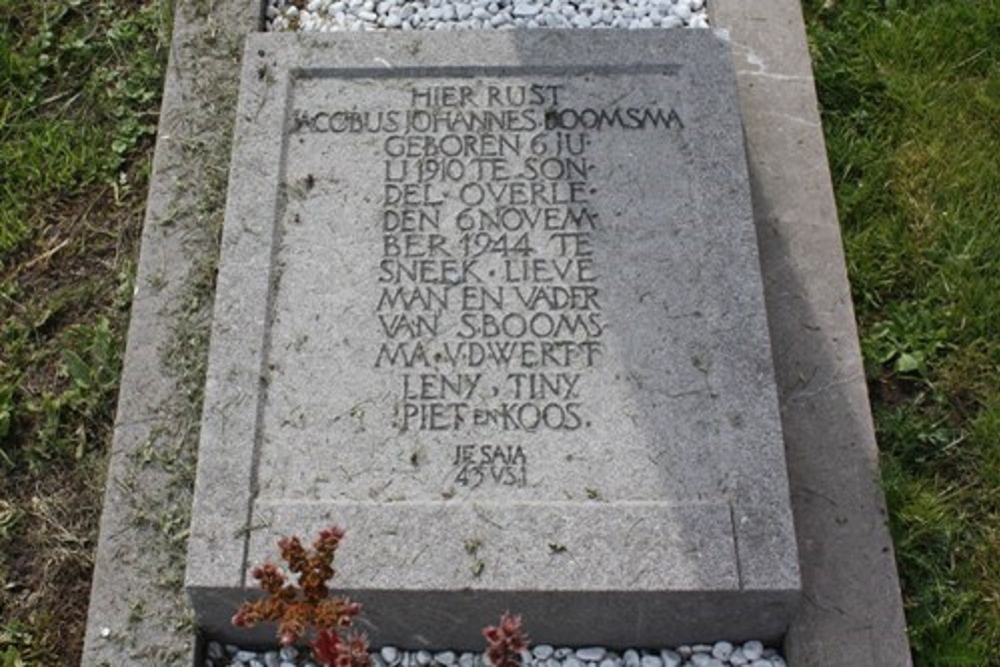 Dutch War Grave Churchyard Sondel #1