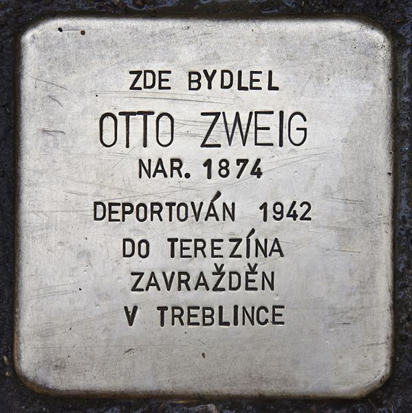 Stolpersteine tř. Spojenců 996/16