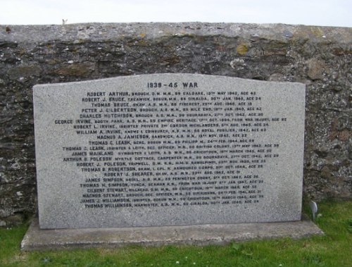 Oorlogsmonument Whalsay #1