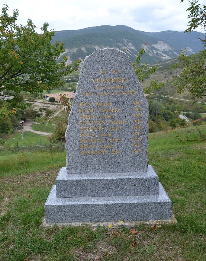 Monument Eerste Wereldoorlog Chanousse