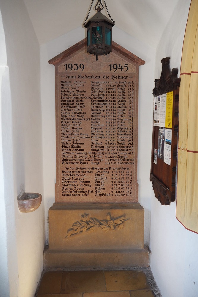 War Memorial Burgkirchen an der Alz