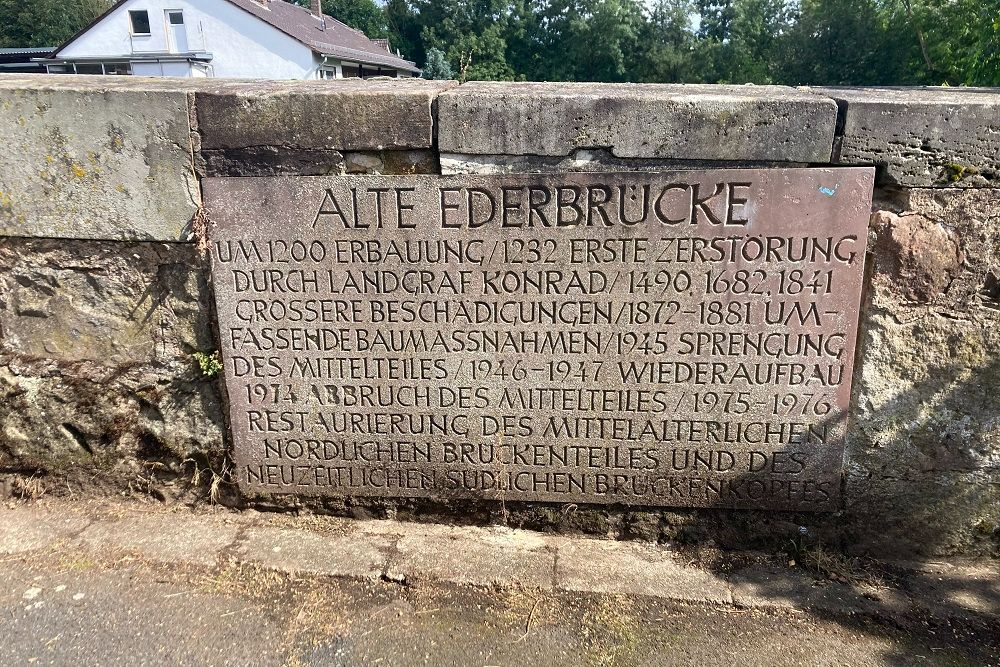 Remains Alter Ederbrücke Fritzlar