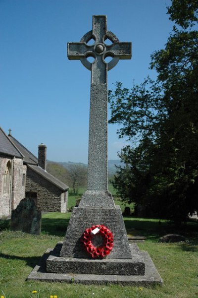 Oorlogsmonument Llangybi #1