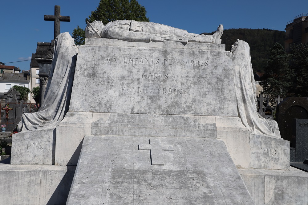 Oorlogsmonument Oude Begraafplaats Lourdes #2