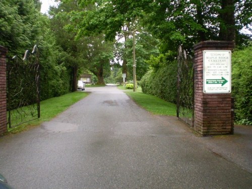 Commonwealth War Graves Maple Ridge Cemetery
