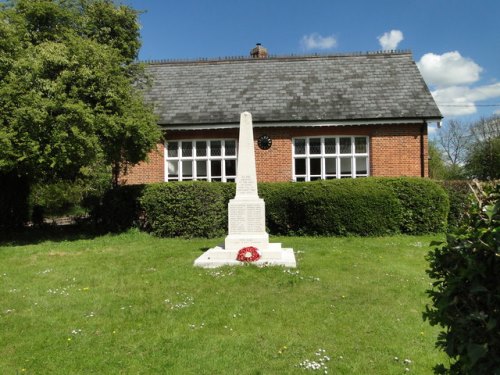 War Memorial Stoke-by-Clare #1