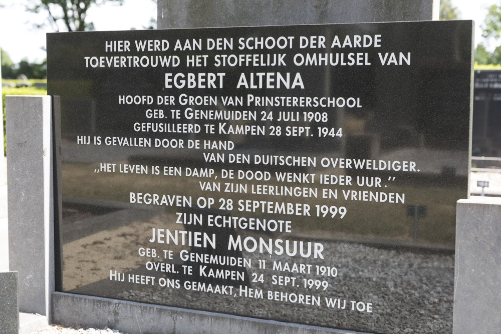 Nederlandse Oorlogsgraven IJsselmuiden #1