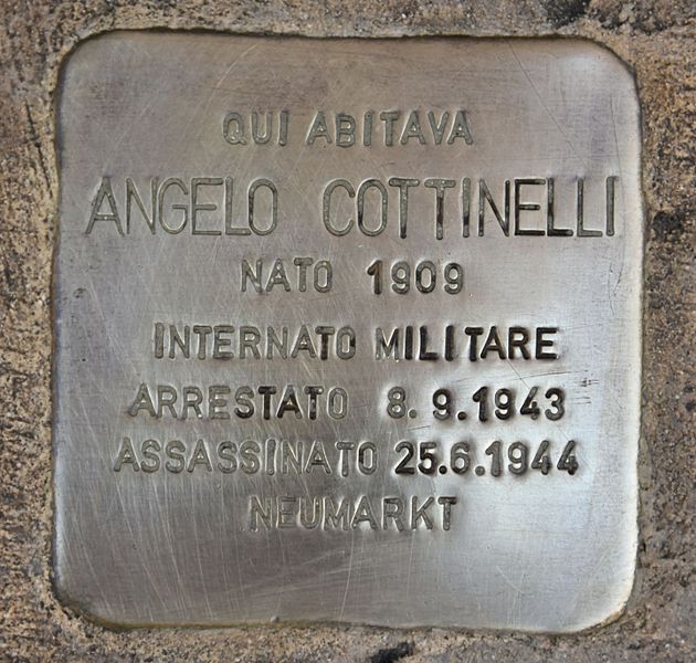 Stolperstein Via delle Battaglie 16