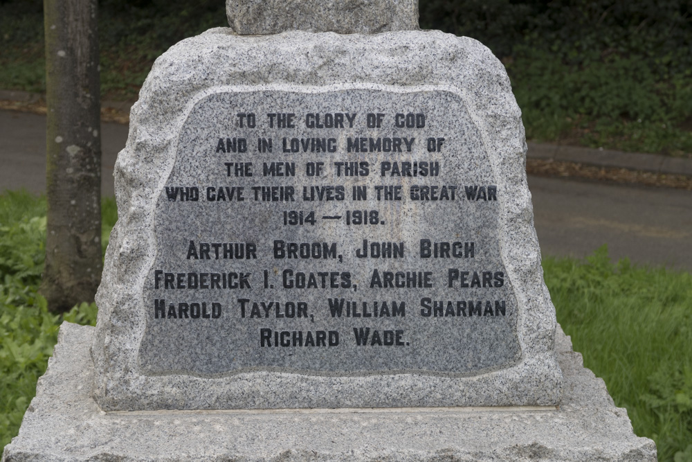 War Memorial Pickwell #2