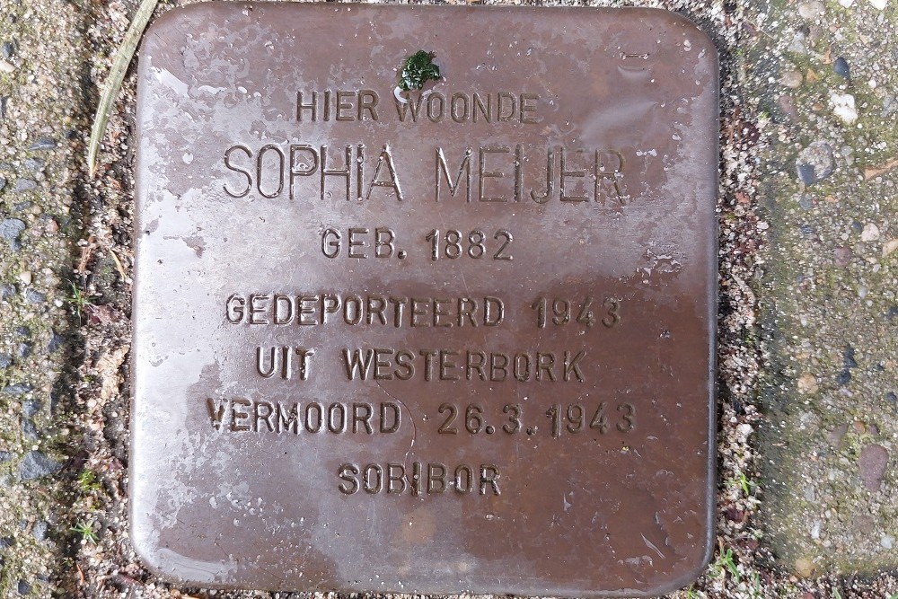 Stolpersteine Burgemeester Meineszlaan 38b #2