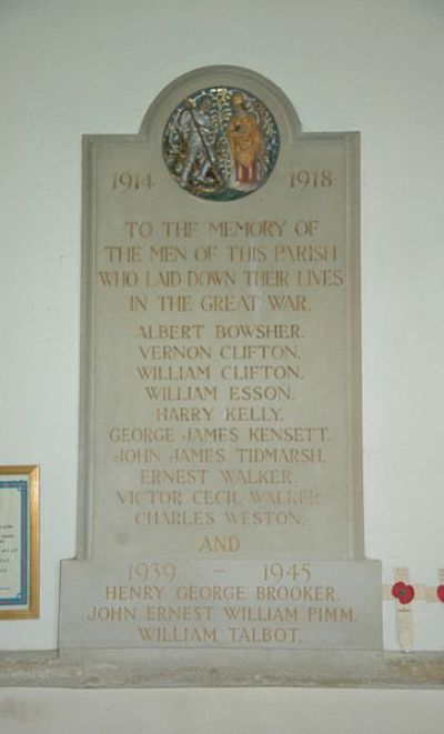 War Memorial St. Denys Church #1