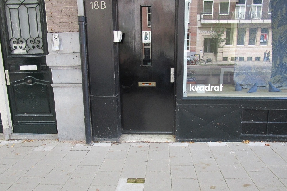 Stumbling Stones Sarphatistraat 18b #4