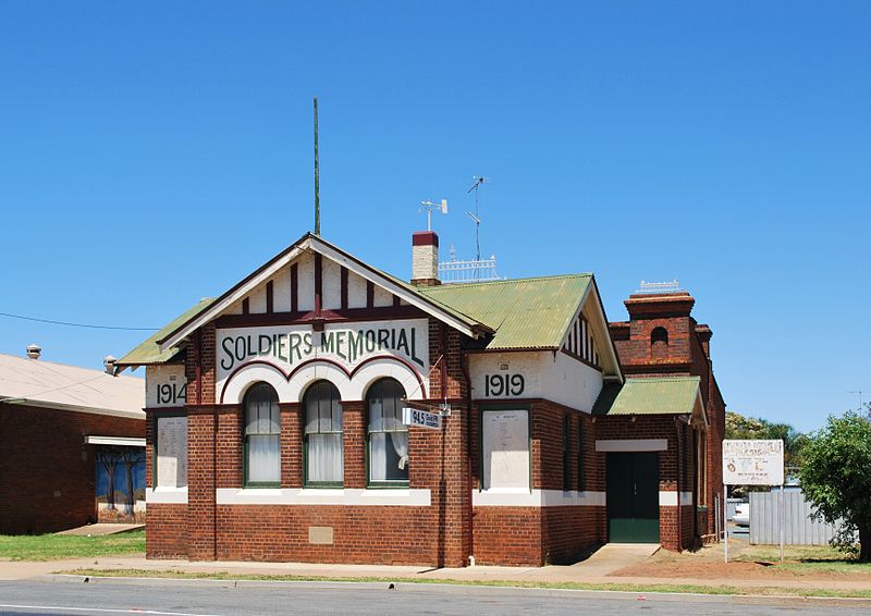 War Memorial Hall Wyalong #1