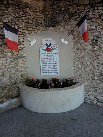 Oorlogsmonument Mallefougasse-Augès #1