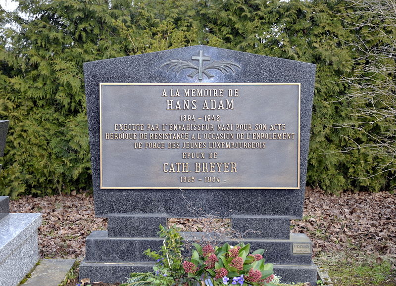 Grave of Hans Adam #1