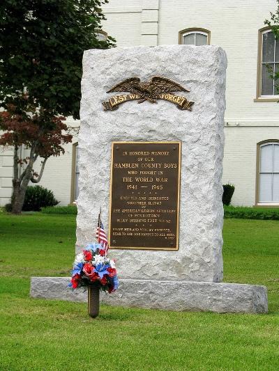 War Memorial Hamblen County #1