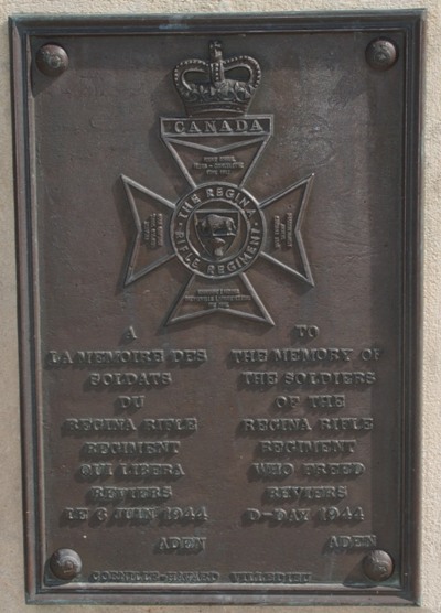 Monument Regina Rifle Regiment #3