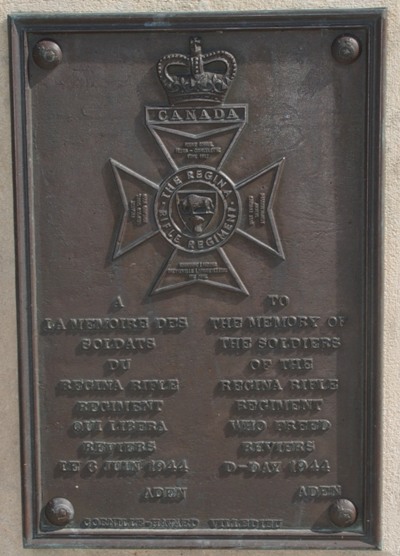 Memorial Regina Rifle Regiment #3