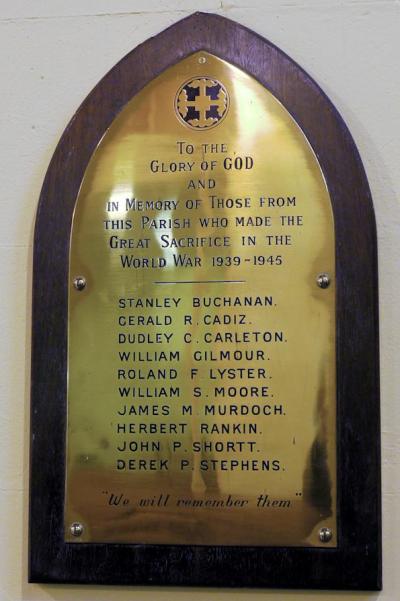 Oorlogsmonument Holy Trinity Church Rathmines #2