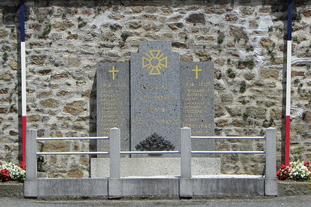 Oorlogsmonument Poulay #1