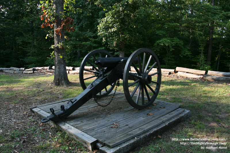 Location Confederate Artillery Position #1