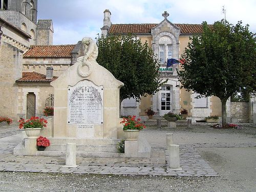 Oorlogsmonument Prignac #1