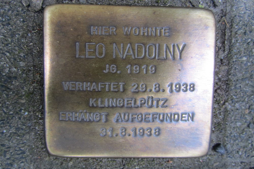 Stolperstein Weienburgstrae 40 #1