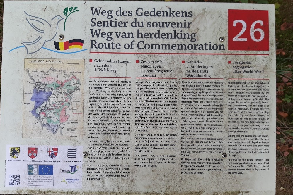 Route of Commemoration No.26: Territorial Segregation after World War I #1