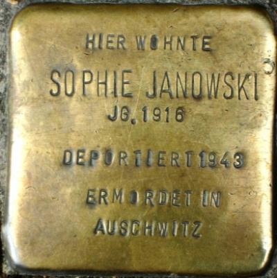 Stolpersteine Mittelstraße 3 #3
