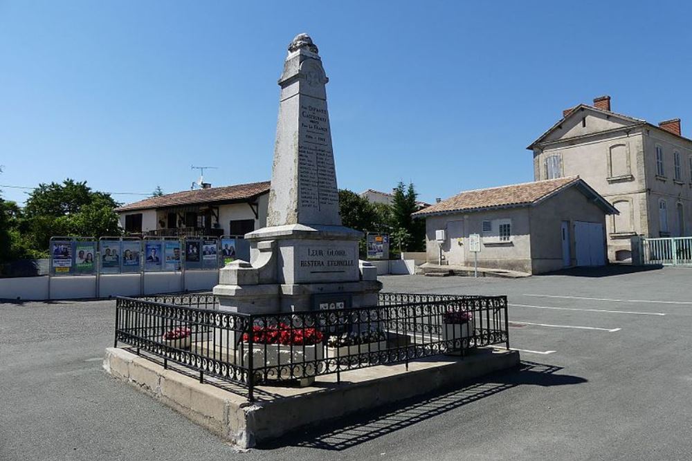 War Memorial Castelnaud-de-Gratecambe