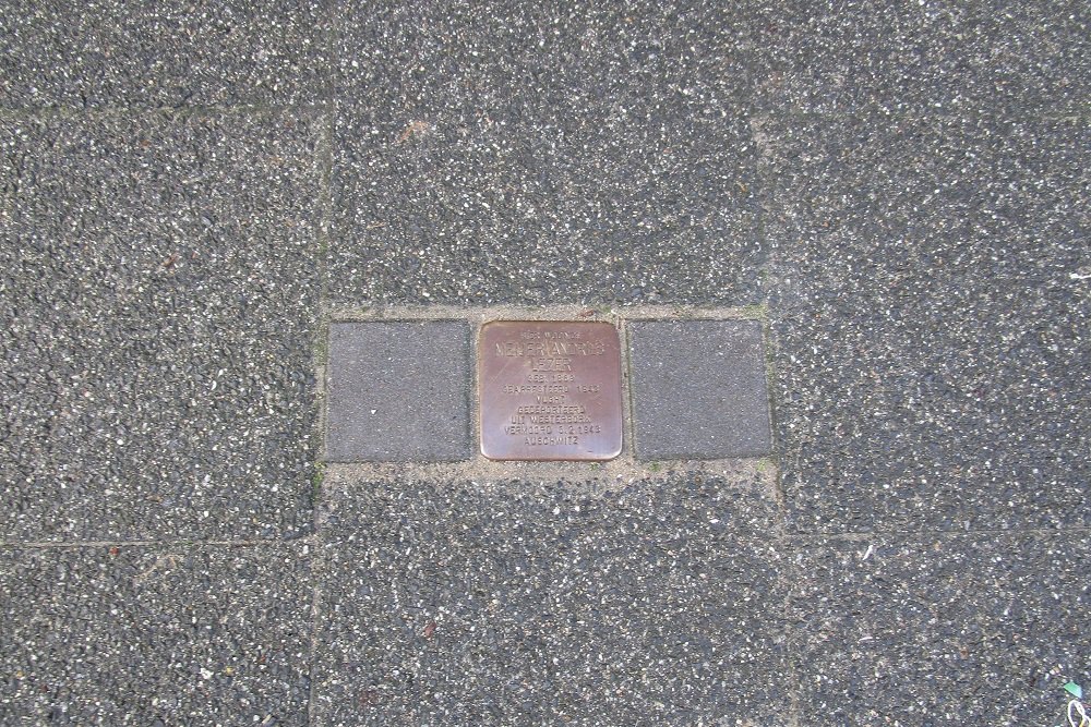 Stolperstein Van Imhoffstraat 3