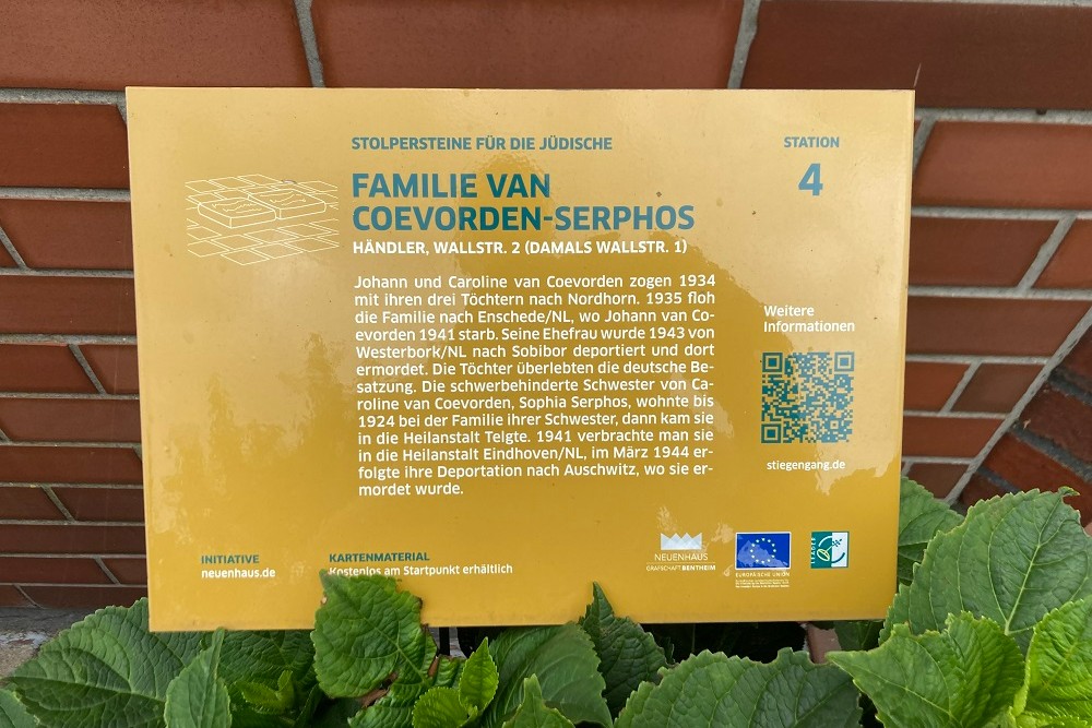 Stolpersteine Wallstraße 2 #1