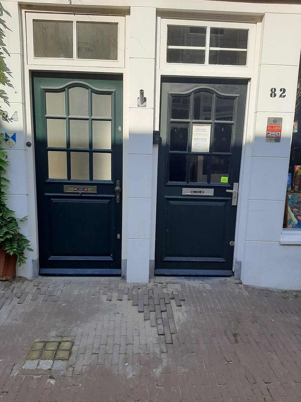 Stolpersteine Lange Groenendaal 82 #2