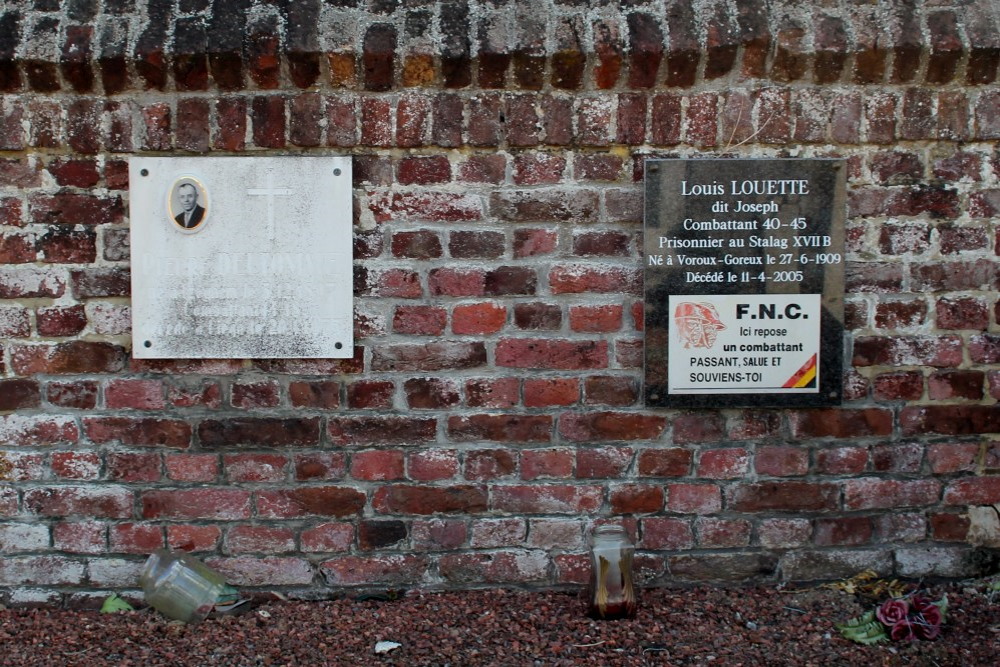 Commemorative Plates Cemetery War Voroux-Goreux #2