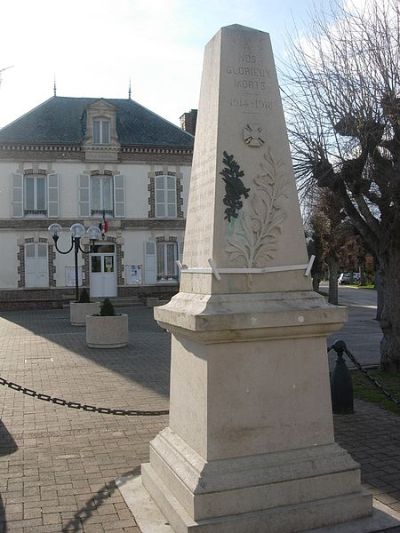 Oorlogsmonument Ossey-les-Trois-Maisons